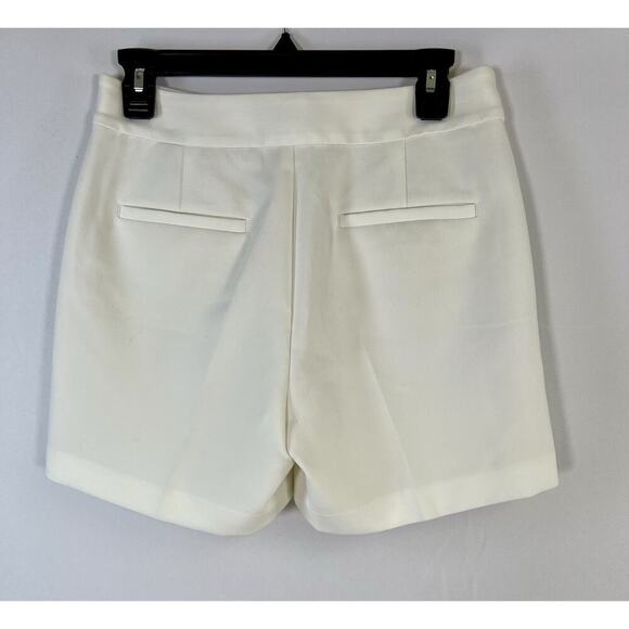 BANANA REPUBLIC White High rise Shorts Size 4 Rayon Viscose Poly - Picture 2 of 8